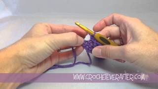 Single Crochet Tutorial 4 Single Crochet Into Last Stitch Of Row [upl. by Alonso533]