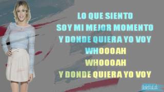 Violetta 2  Soy Mi Mejor Momento Martina Stoessel Karaoke Instrumental [upl. by Maidy]