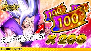 Como Tener Los 200 TICKETS Gratis Del Legends Festival  Dragon Ball Legends [upl. by Atirak]