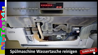 HowTo Spülmschine Wärmetauscher  Wassertasche  Reinigung amp Einbau [upl. by Ednargel]