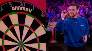 Behzinga v Russ Bray 🎯  2023 World Darts Championship NineDart Challenge [upl. by Alba490]