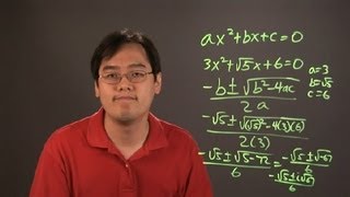 How to Solve Quadratic Equations for a Radical  Math Tips [upl. by Ahsekat]