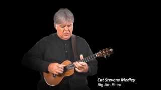 Big Jim Allen fingerstyle ukulele music of Cat Stevens Medley [upl. by Bessy]