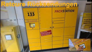 📦 Einfache Paket Rücksendung über DHL Paketstation mit kostenlosem Retoure Aufkleber [upl. by Araj720]