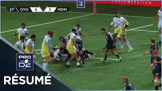 PRO D2  Résumé Oyonnax RugbyStade Montois 3619  J06  Saison 20212022 [upl. by Emelina]