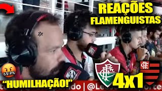 REAÇÃO DOS FLAMENGUISTAS na DERROTA pro FLUMINENSE  FLUMINENSE 4X1 FLAMENGO REACT CARIOCÃO 2023 [upl. by Buehrer794]