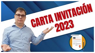 Solicitar Carta de Invitación en España en 2023 📄✈️ [upl. by Seroka]