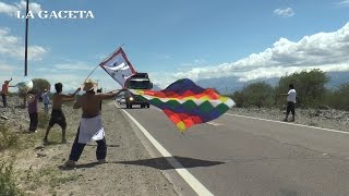 La caravana del Dakar pasó por la ruta 40 en los Valles Calchaquíes [upl. by Jerrylee]