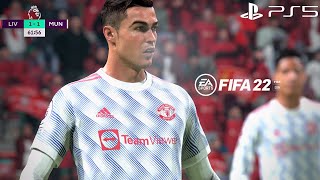 FIFA 22  Liverpool vs Manchester United  PS5 Next Gen Gameplay  Premier League Full Match  4K [upl. by Akienahs]