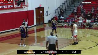 Boys Basketball  McHi vs Sharyland Pioneer 21121 [upl. by Ylirama]