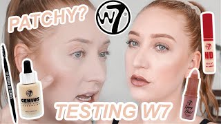 TESTING W7 COSMETICS ✨ is it worth it  Chemist Warehouse Australia Makeup [upl. by Suixela]