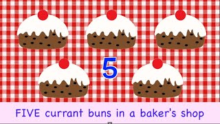 5 Currant Buns And lots more Nursery Rhymes 30 minutes [upl. by Francklyn990]