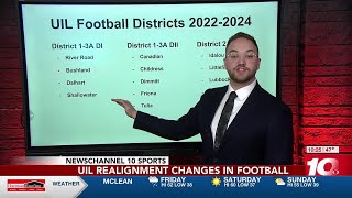 VIDEO UIL high school sports realignment for 202425 amp 202526 school years finalized [upl. by Adena]