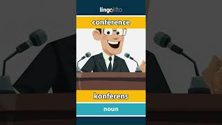 🇬🇧🇸🇪 conference  konferens  learn English  låt oss lära oss engelska [upl. by Yhotmit]