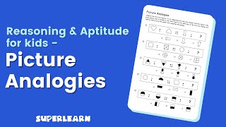 Reasoning and aptitude for kids  Picture analogies  SuperLearn [upl. by Alberta]