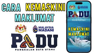 Cara Kemaskini PADU Pangkalan Data Utama [upl. by Yezdnil78]