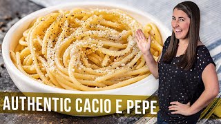 How to Make Authentic Cacio e Pepe  The Stay At Home Chef [upl. by Anyrb140]