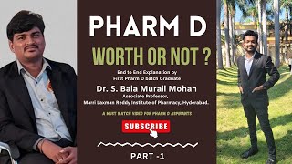 Pharm D worth or Not Explanation  Pharm D Scope in India and Abroad Pharm D Dr Prefix  Salary [upl. by Sieracki]