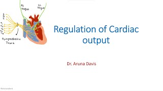 Regulation of Cardiac output [upl. by Arramat]