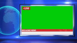 GREEN SCREEN NEWS BACKGROUND  NEWS STUDIO  Sisa Canicula NewsStudio News Kinemaster [upl. by Adriana]