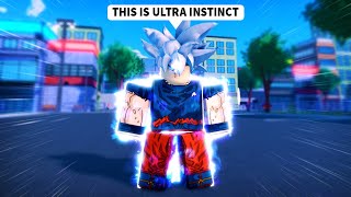 SpeedRunning Ultra Instinct GOKU In A PUBLIC Server AUT Roblox [upl. by Cecilia]