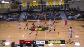 Donettes vs Dexter Basketball [upl. by Kampmeier]