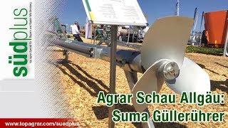 Agrar Schau Allgäu 2018 Suma Rührwerke für Güllegruben [upl. by Ahsemaj]