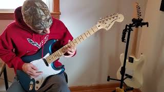 Sweating Bullets by megadeth on a Rosarino Mattocaster [upl. by Pall878]