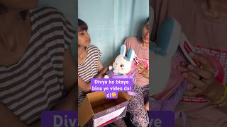 Divya ko puchhe bina video dal ab kya hoga  What can I put in a birthday gift box shorts gift [upl. by Nairolf151]