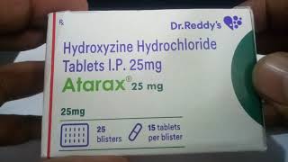 Atarax 25 MG Tablet Review [upl. by Berkshire]