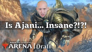 Is Ajani Insane  Top Mythic  Dominaria United Draft  MTG Arena [upl. by Yantruoc99]