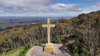 Mt Macedon  Memorial Cross 4K [upl. by Bodnar]