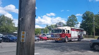 Maybrook Fire department New car 1 responding to a MVA [upl. by Oflodor806]