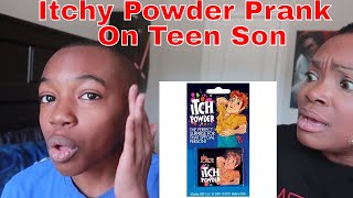 Itchy Powder Prank On Son [upl. by Eiuqram]