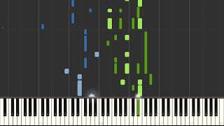 Hoshi no arika  Whereabouts of light  Trails in the sky OST piano tutorial [upl. by Einama846]