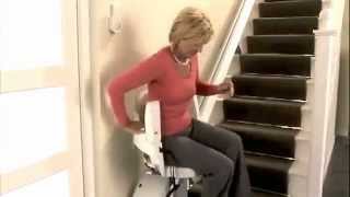 HomeGlide Straight Stairlift by Access BDDm4v [upl. by Jules]