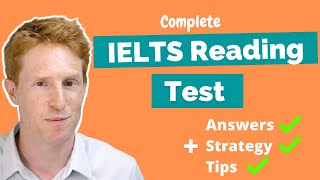 IELTS Reading Test  Full Test with Answers [upl. by Hewie607]