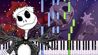 The Nightmare Before Christmas  Sallys Song  Piano tutorial [upl. by Divadnoj]