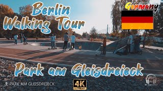 Berlin Walking  Park am Gleisdreieck  3D Binaural Relaxing Sounds  4K ASMR [upl. by Yob689]