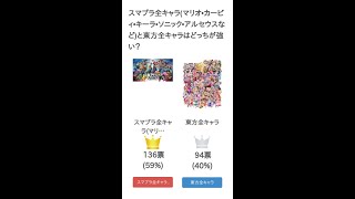 スマブラ全キャラマリオ•カービィ•キーラ•ソニック•アルセウスなどと東方全キャラはどっちが強い？【投票結果】 Shorts [upl. by Oria]