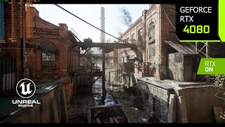 Unreal Engine 54 Industrial Factory Tech Demo  A Glimpse Into NextGen Graphics  RTX 4080 [upl. by Delanty5]