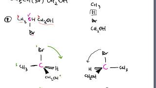 CHM 251 Stereochemistry Part 7 More About Drawing Perspective Formulas Solid and Dashed Wedges [upl. by Tome462]