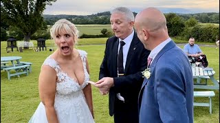 Bordesley Park Magician Owen Strickland at Bernita and Scotts Wedding [upl. by Vi]