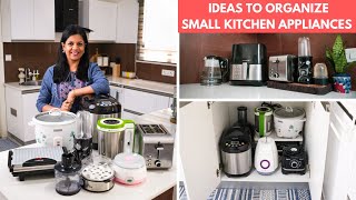 Ideas to Organize Small Kitchen Appliances  Kitchen Organization Ideas [upl. by Anoit]