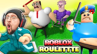 Roblox Barrys Prison Run From Grumpy Gran All the Best Games in 1 FGTeeV Roulette [upl. by Puduns873]