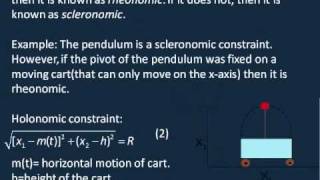 Analytical Mechanics Lesson 1 Constraints and Generalized Coordinates [upl. by Ahsienor]