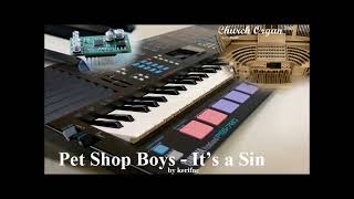 Pet Shop Boys  Its a Sin  Yamaha PSS 780 instrumental cover [upl. by Emiaj]