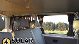 Cortinas interiores SolarCamp para VW Volkswagen T5 Transporter [upl. by Bonnie]