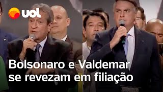 Bolsonaro e Valdemar se revezam em filiação para não desobedecer ordem de Moraes [upl. by Odnomor]