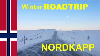 718 Winter Roadtrip Nordkapp im Schnee  TIMELAPSE  Dachzelt [upl. by Isobel]